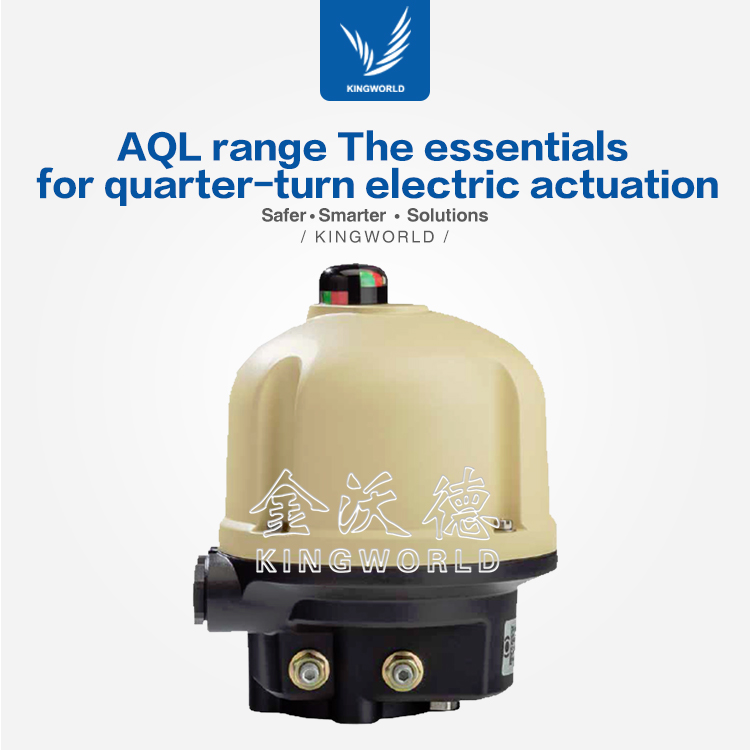 AQL range The essentials for quarter-turn electric actuation
